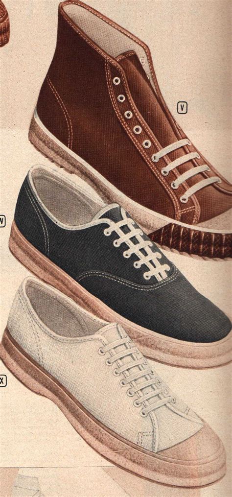 1940s tennis shoes